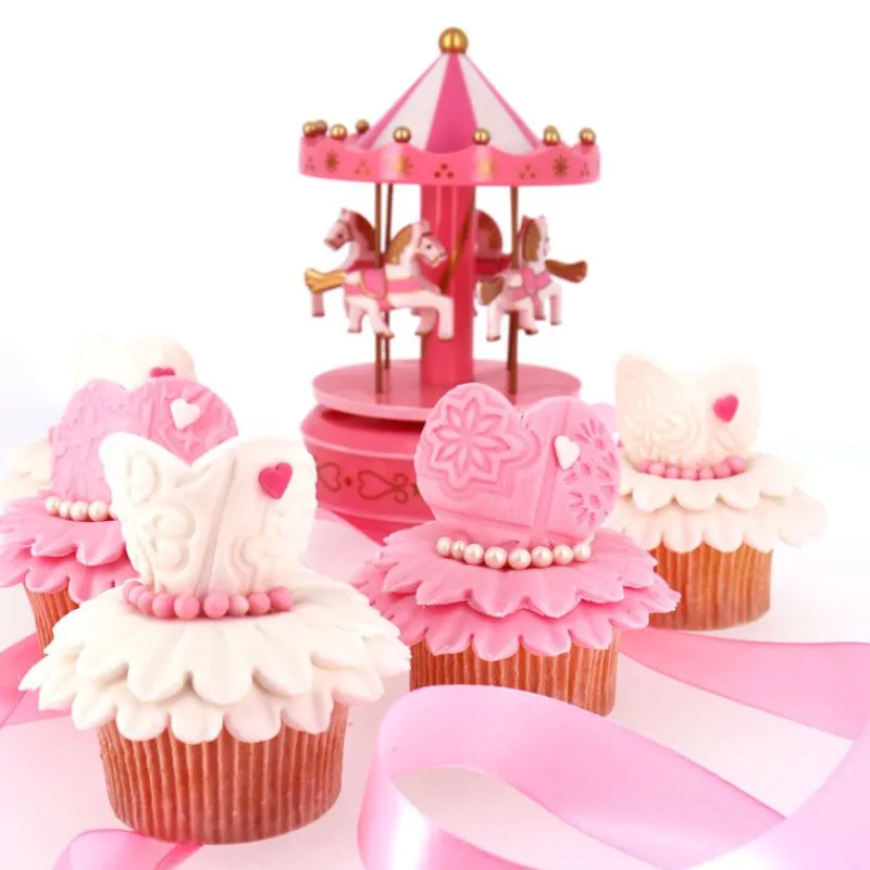 Carrousel Musical Rose Patisdecor>Cerf Dellier New