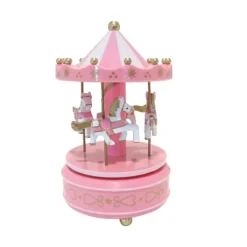 Carrousel Musical Rose Patisdecor>Cerf Dellier New