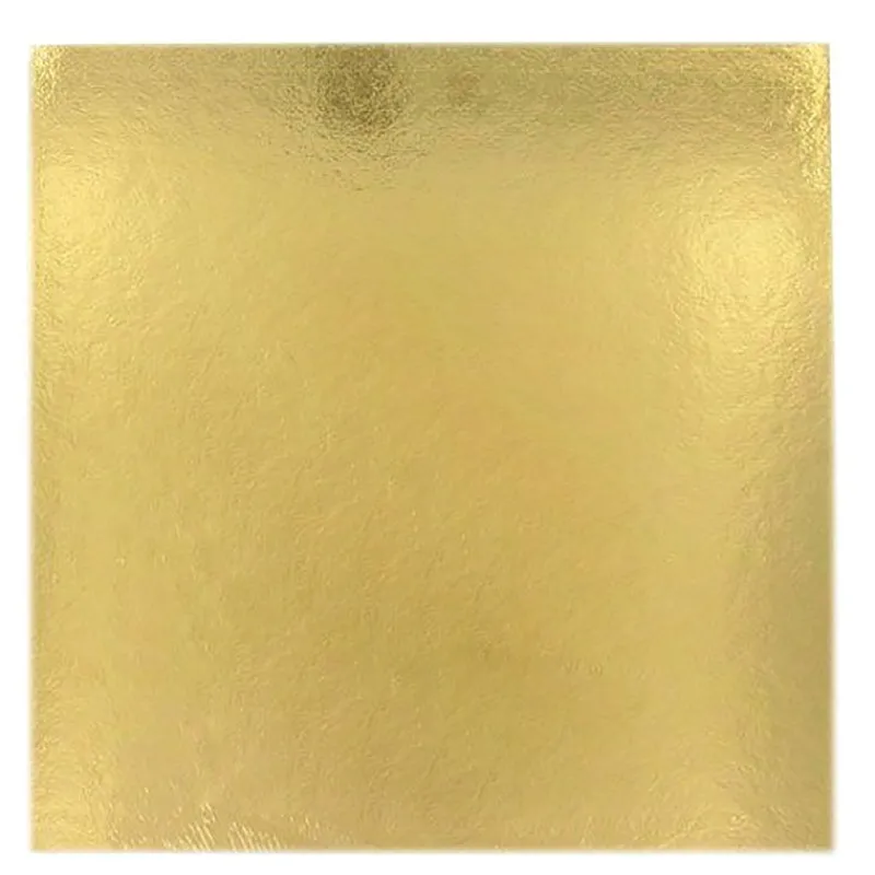 Cartons Carres Or/Noir 20 X 20 Cm Patisdecor (X5)>Cerf Dellier Clearance