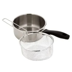 Casserole Avec Panier Inox 18 Cm>Cerf Dellier