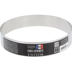 Cerf Dellier Cercles À Patisserie*Cercle A Entremets Inox H 3,5 Cm 18 Cm Patisdecor