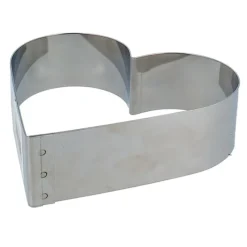 Cerf Dellier Cercles À Patisserie*Cercle A Patisserie Coeur Inox 16 Cm H 4,5 Cm