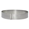 Cerf Dellier Cercles À Patisserie*Cercle A Patisserie Extensible Inox 18 A 36 Cm H 3 Cm De Buyer