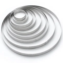 Cerf Dellier Cercles À Patisserie*Cercle A Tarte Perfore A Bord Droit Inox H 2 Cm De Buyer