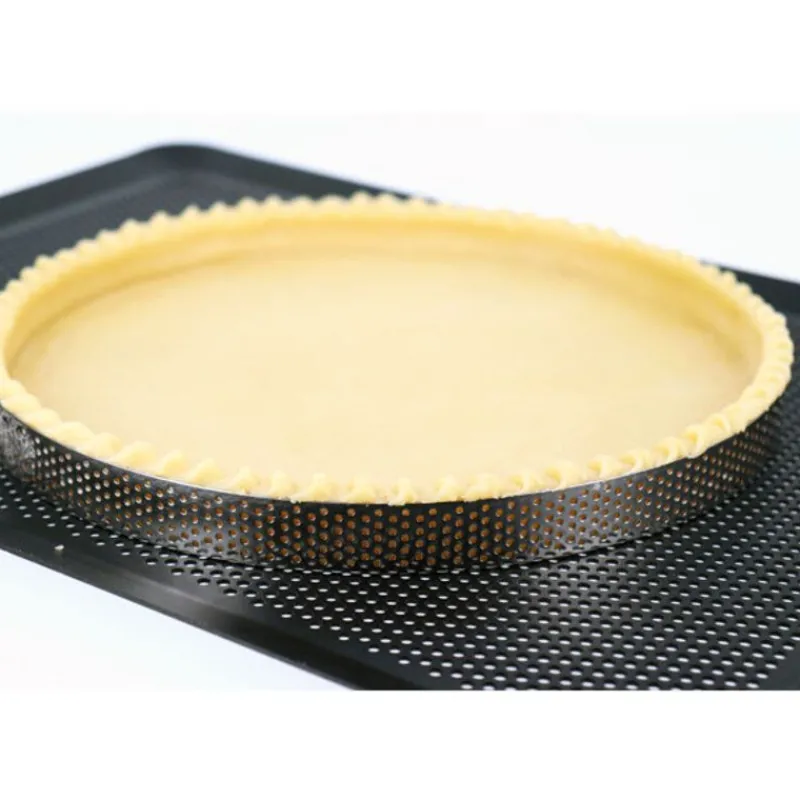 Cerf Dellier Cercles À Patisserie*Cercle A Tarte Perfore Inox H 2 Cm 22 Cm Patisdecor