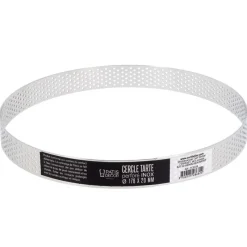 Cerf Dellier Cercles À Patisserie*Cercle A Tarte Perfore Inox H 2 Cm 17 Cm Patisdecor