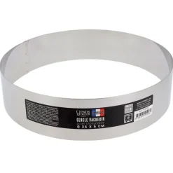Cerf Dellier Cercles À Patisserie*Cercle A Vacherin Inox H 6 Cm 26 Cm Patisdecor