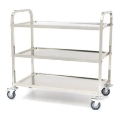 Chariot De Service Inox 3 Niveaux>Cerf Dellier