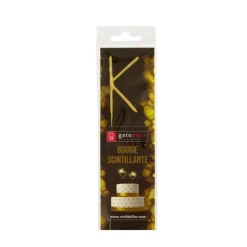 Cierge Magique Dore Lettre K Patisdecor>Cerf Dellier Hot