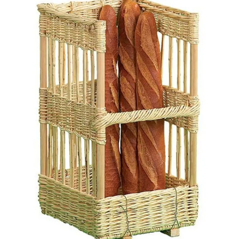 Claie A Pain Rectangulaire En Osier Clair 40 X 40 Cm>Cerf Dellier Hot