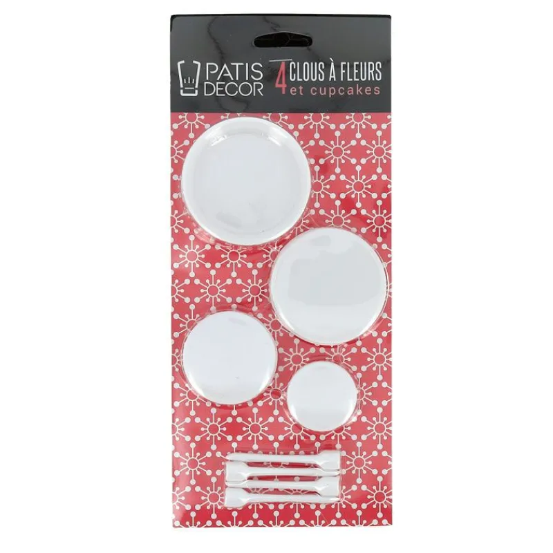 Clous A Fleurs Et A Cupcakes Patisdecor (X4)>Cerf Dellier