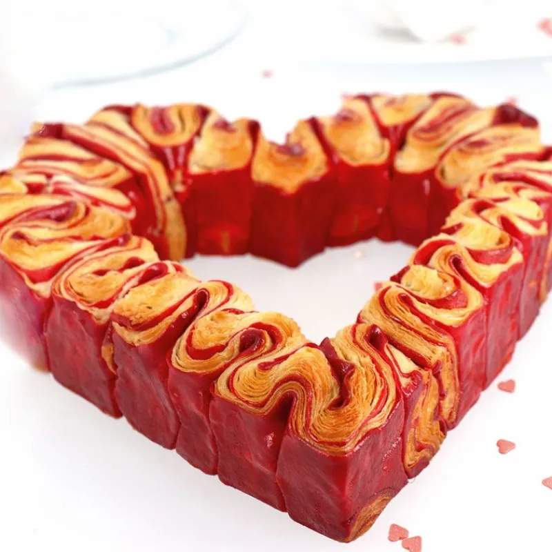 Cerf Dellier Cercles À Patisserie*Coeur A Mousse Inox H 4,5 Cm L 12 Cm Patisdecor