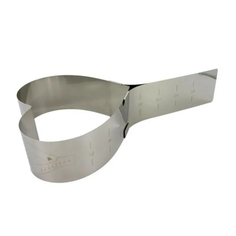 Cerf Dellier Cercles À Patisserie*Coeur Inox Extensible 12 A 26 Cm H 7 Cm Patisdecor