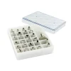 Cerf Dellier Douilles*Coffret 26 Douilles Décors Inox