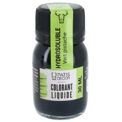 Cerf Dellier Colorants Alimentaires Liquides*Colorant Liquide Hydrosoluble Vert Pistache 30 Ml