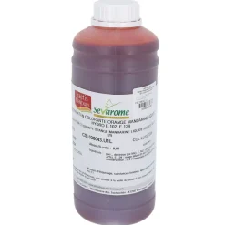 Cerf Dellier Colorants Alimentaires Liquides*Colorant Liquide Hydrosoluble Orange Mandarine 1L