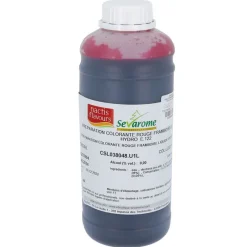 Cerf Dellier Colorants Alimentaires Liquides*Colorant Liquide Hydrosoluble Rouge Framboise 1L