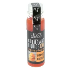 Cerf Dellier Colorants Alimentaires Liquides*Colorant Liquide Liposoluble Orange Naturel 30 Ml