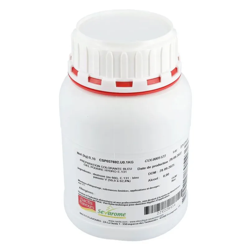 Cerf Dellier Colorants Alimentaires En Poudre*Colorant Poudre Alimentaire Bleu Ciel 100 G