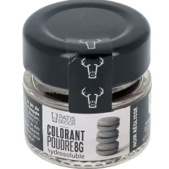 Cerf Dellier Colorants Alimentaires En Poudre*Colorant Poudre Hydrosoluble Noir Reglisse 8 G