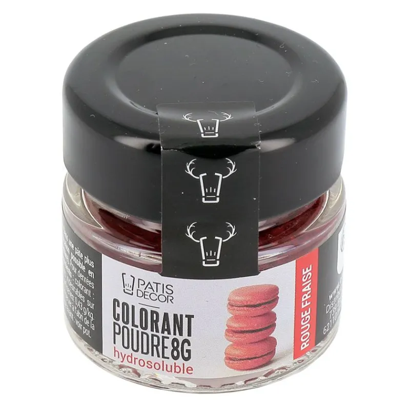 Cerf Dellier Colorants Alimentaires En Poudre*Colorant Poudre Hydrosoluble Rouge Fraise 8 G