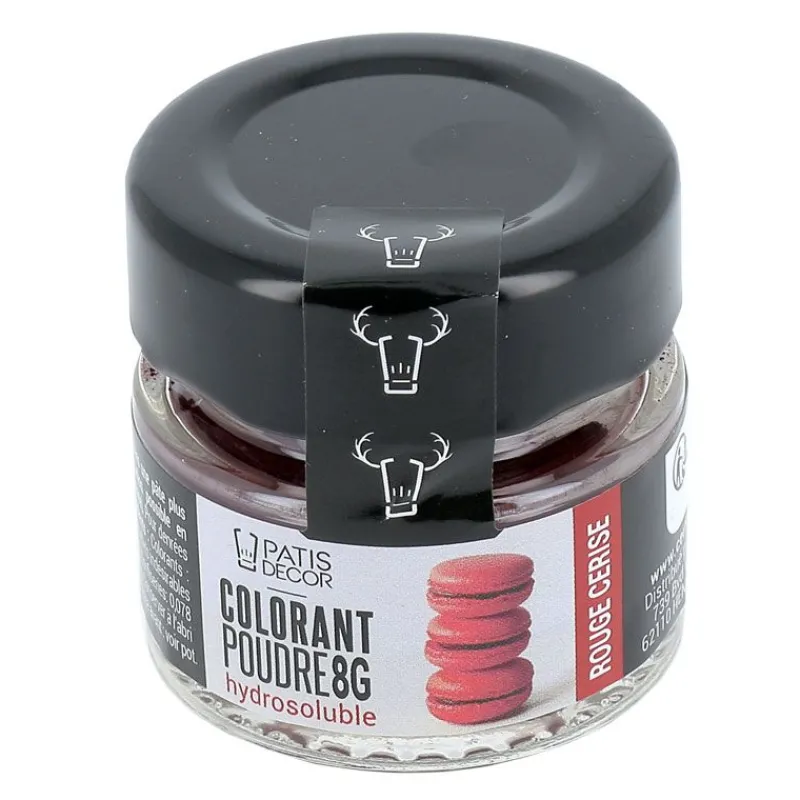 Cerf Dellier Colorants Alimentaires En Poudre*Colorant Poudre Hydrosoluble Rouge Cerise 8 G