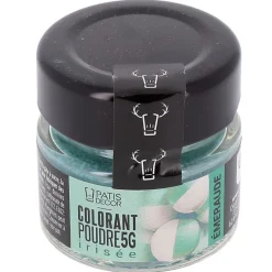 Cerf Dellier Colorants Alimentaires En Poudre*Colorant Poudre Irise Vert Emeraude 5 G