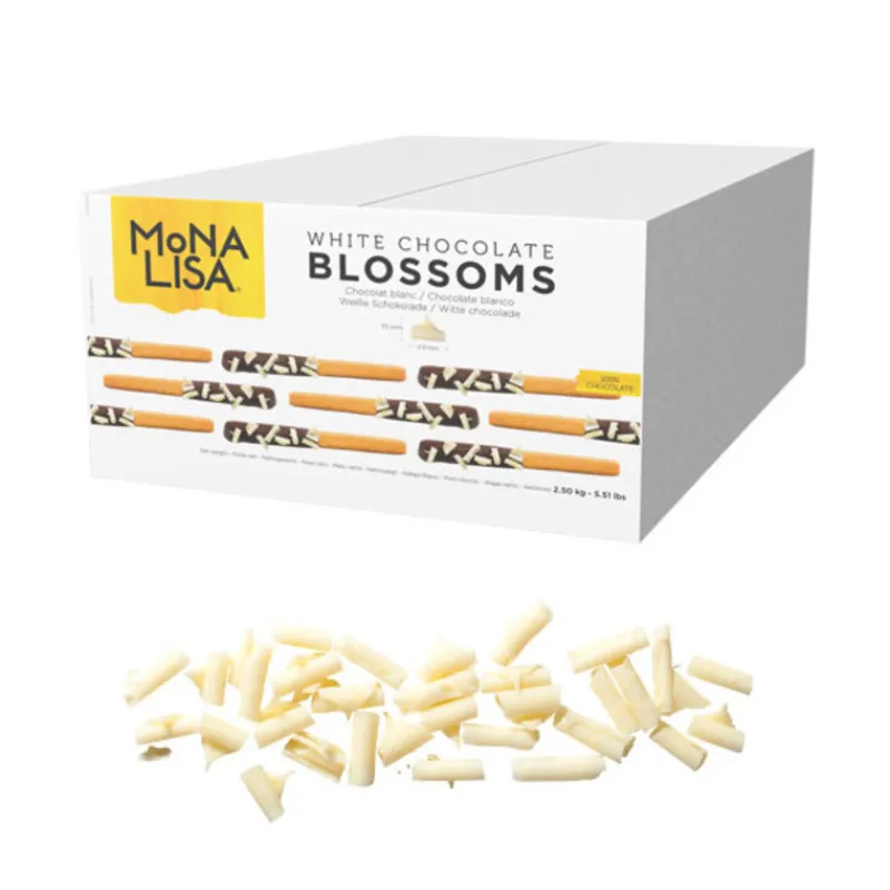 Cerf Dellier Casher*Copeaux De Chocolat Blanc Mona Lisa 2,5 Kg