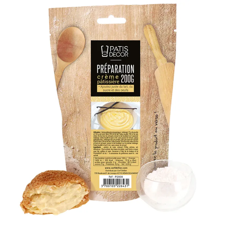 Cerf Dellier Crèmes Et Préparations Crèmes Pâtissières*Creme Patissiere Patisdecor 200 G