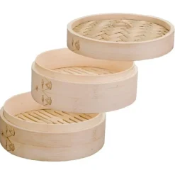 Cuiseur Vapeur Bambou 20 Cm>Cerf Dellier New