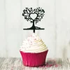 Cupcake Toppers Arbres Coeurs (X 8)>Cerf Dellier Discount