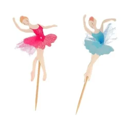 Cupcake Toppers Ballerines Assorties (X 12)>Cerf Dellier Best