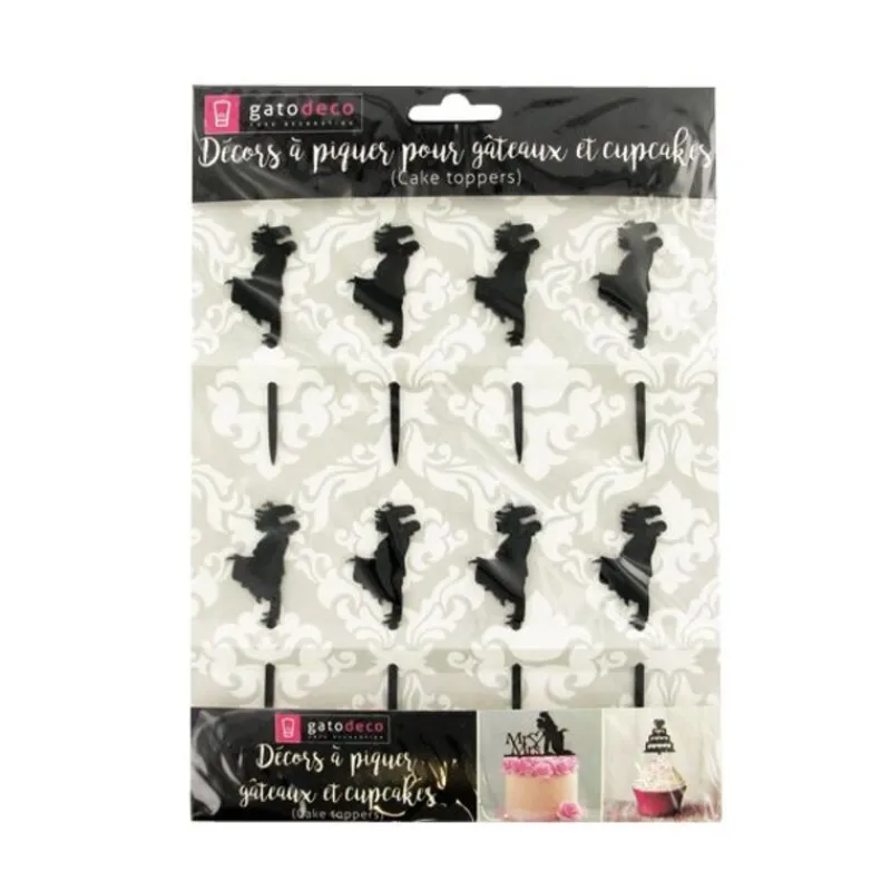 Cupcake Toppers Bonheur (X 8)>Cerf Dellier Online