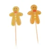 Cupcake Toppers Bonshommes Pain D'Épices (X12)>Cerf Dellier