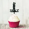 Cupcake Toppers Couple Enlace (X 8)>Cerf Dellier Outlet