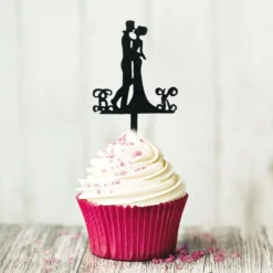 Cupcake Toppers Couple Enlace (X 8)>Cerf Dellier Outlet