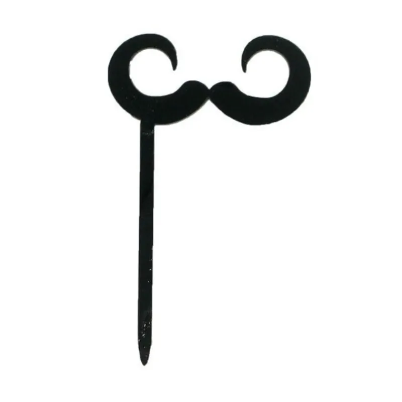 Cupcake Toppers Moustaches (X 8)>Cerf Dellier Clearance