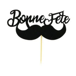 Cupcake Toppers Moustache >Cerf Dellier Sale