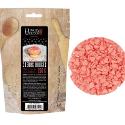 Décors Coeurs Rouges Comestibles Patisdecor Pro 250 G>Cerf Dellier Hot