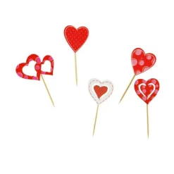 Décors Coeurs Sur Pique En Bois (X10)>Cerf Dellier Hot