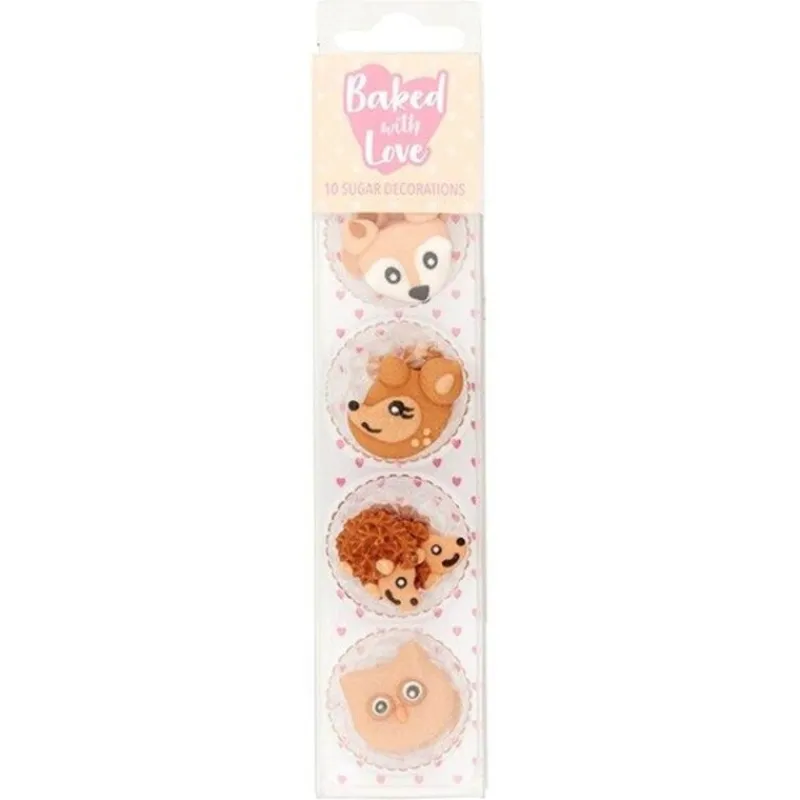 Décors Comestibles Animaux De La Foret Assortis (X10)>Cerf Dellier Outlet