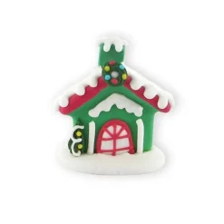 Décors Comestibles Chalet De Noël (X24)>Cerf Dellier