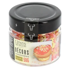 Décors Comestibles Confettis Multicolores 50 G>Cerf Dellier Discount