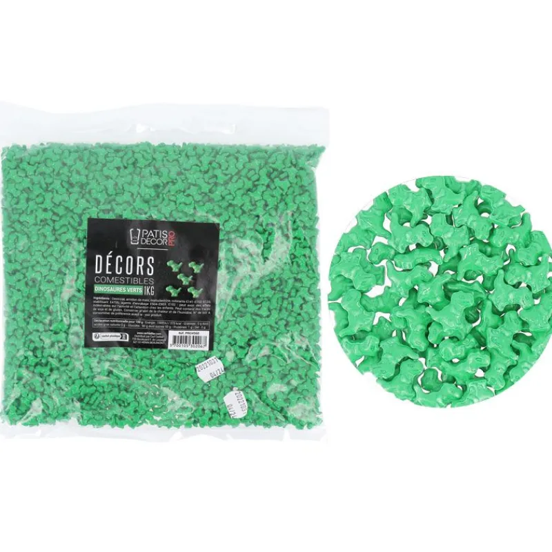 Décors Comestibles Dinosaures Verts 1 Kg>Cerf Dellier Clearance