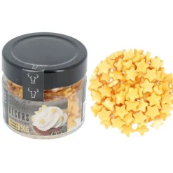 Décors Comestibles Etoiles Dorees 50 G>Cerf Dellier