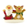 Décors Comestibles Pere Noël Et Renne Assis (X20)>Cerf Dellier Sale