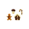 Décors En Chocolat Pain D'Épices Assortis (X96)>Cerf Dellier Clearance