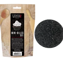 Décors Mini Billes Noires Comestibles Patisdecor Pro 350 G>Cerf Dellier Outlet