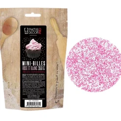Décors Mini Billes Roses Et Blanches Comestibles Patisdecor Pro 350 G>Cerf Dellier Hot