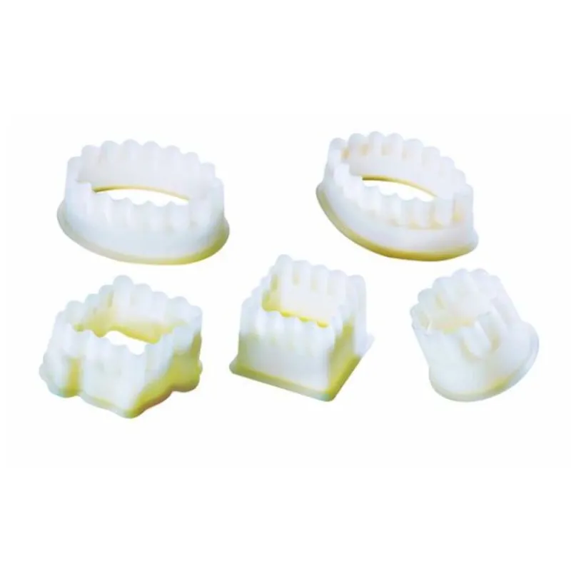 Cerf Dellier Emporte-Pièces Et Découpoirs*Découpoirs Canneles Assortis En Polyglass (X 5)